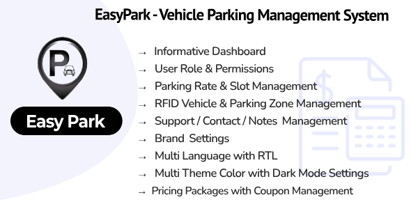 [Download] EasyPark – Vehicle Parking Management System 