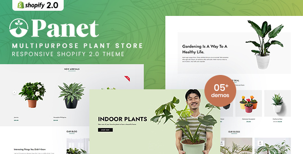 [Download] Panet – MultiPurpose Plant Store Shopify 2.0 Theme 