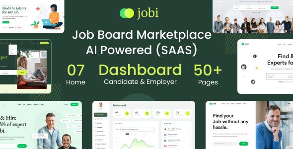 [Download] Jobi – Job Board Marketplace | AI Powered (SAAS) 