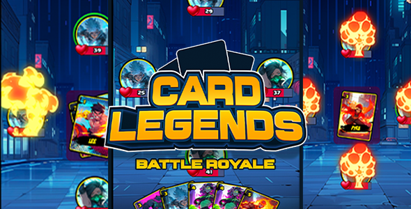 [Download] Card Legends: Battle Royale (UNO inspired) – HTML5 Game – Construct 3 