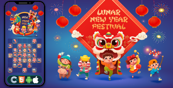 [Download] Lunar New Year – HTML5 Game, Construct 3 
