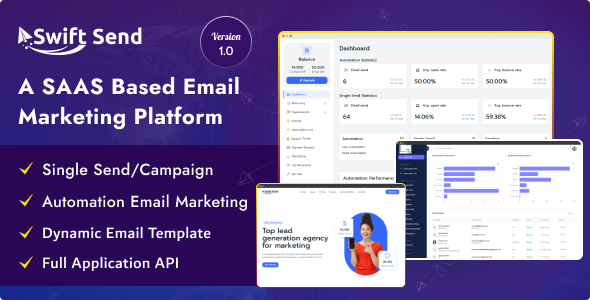 [Download] Swift Send – A SAAS Based Email Marketing Platform 