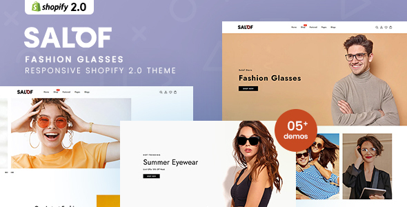Nulled Salof – Fashion Glasses Responsive Shopify 2.0 Theme free download