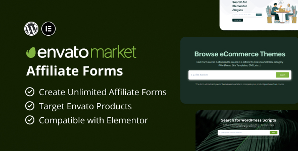 Nulled Envato Market Affiliate Forms for Elementor free download