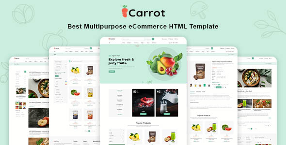 [Download] Carrot – Multipurpose eCommerce HTML Template 