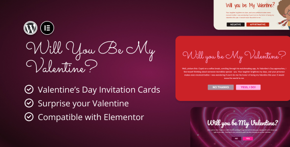 [Download] Valentine’s Day Invitations for Elementor 