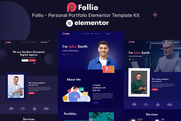 [Download] Follio – Personal Portfolio Elementor Template Kit 