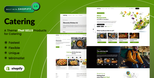 [Download] Catering – Shopify 2.0 Food Services eCommerce Theme 