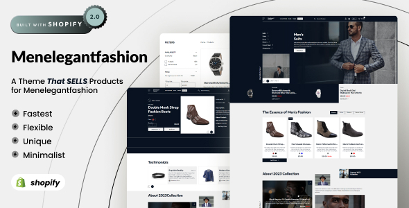 [Download] Men Elegant Fashion – Clothing & Fashion Boutique Shopify 2.0 Theme 