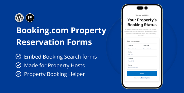 [Download] Booking.com Property Reservation Forms for Elementor 