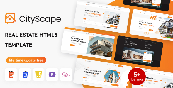 [Download] CityScape – Real Estate HTML Template Multipurpose 