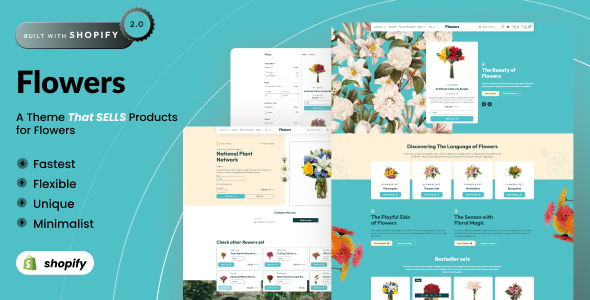 [Download] Flowers – Shopify 2.0 Flowers Boutique eCommerce Theme 