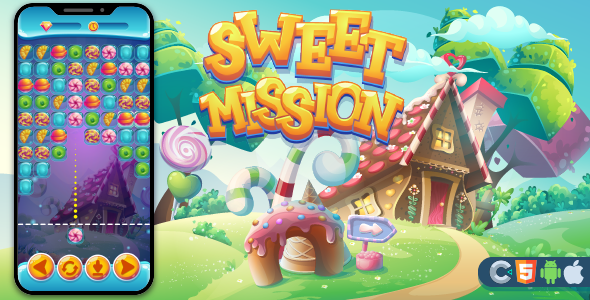 [Download] Sweet Mission – HTML5 Game, Construct 3 