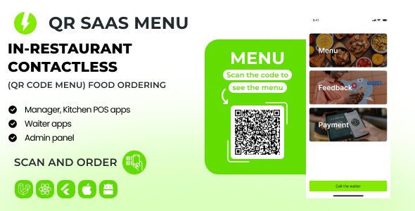 Nulled Foodyman QR / Digital-menu, POS, Waiter and Kitchen SaaS platform (Admin, POS, Kitchen, Waiter) free download