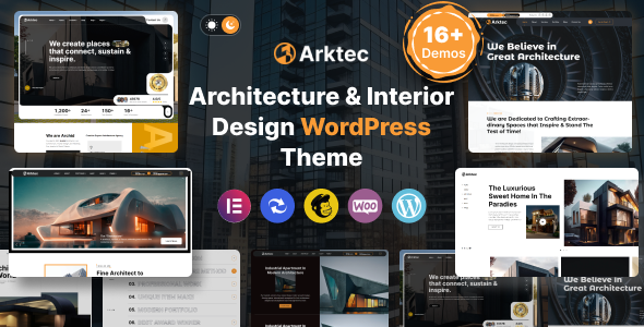 [Download] Arktec – Architecture & Interior WordPress Theme 