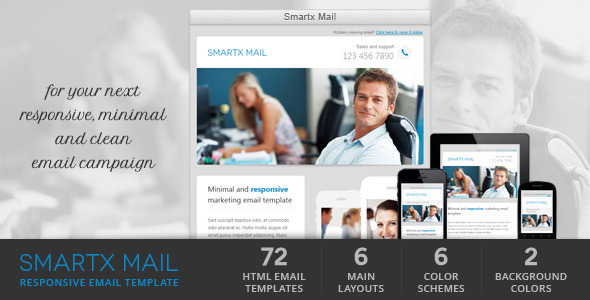 Download Smartx Mail – Responsive Email Template Nulled 