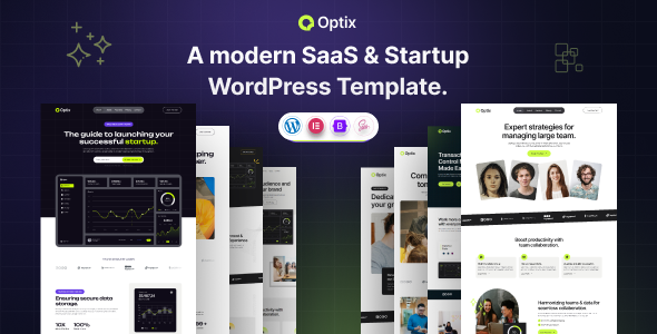 [Download] Optix – SaaS & Startup WordPress Theme 
