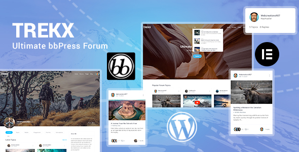 [Download] TREKX – bbPress Forum Outdoor Community WordPress Theme 