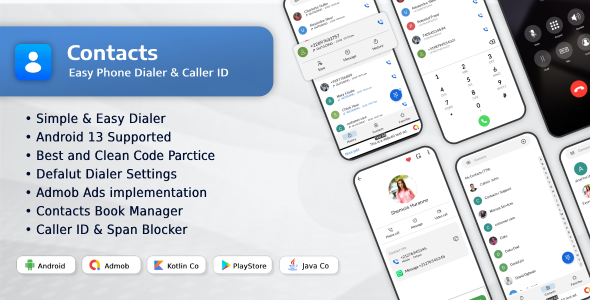 [Download] Contacts : Easy Phone Dialer | Default Dialer | Admob Ads 