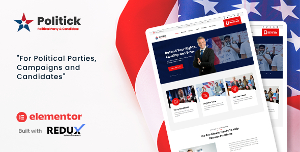 [Download] Politick – Political WordPress Theme 