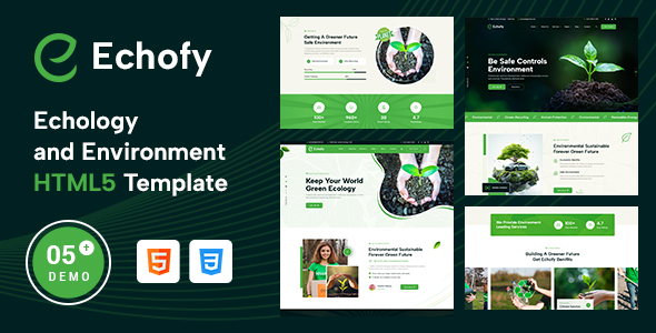 Nulled Echofy – Environment, Ecology & Solar Energy HTML5 Template free download