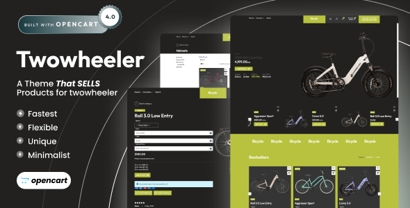 [Download] Twowheeler – Bikers Shop Opencart 4 Template 
