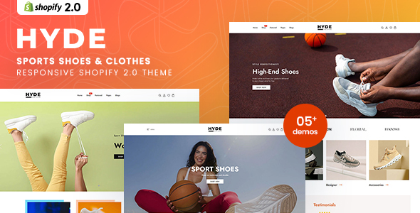 [Download] Hyde – Running Shoes, Sports Shoes & Clothes Shopify 2.0 Theme 