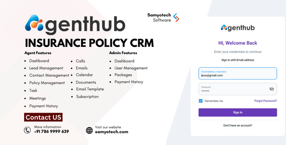 [Download] AgentHub – Insurance Agent CRM | Policy Management CRM | Policy Management System 