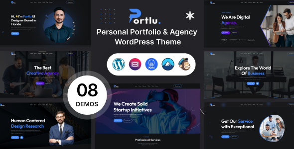 [Download] Portlu – Personal Portfolio & Agency WordPress Theme 