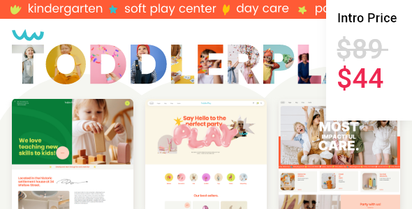 [Download] ToddlerPlay – Children and Kindergarten WordPress Theme 