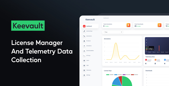 [Download] Keevault – License Manager and Telemetry Data Collection 