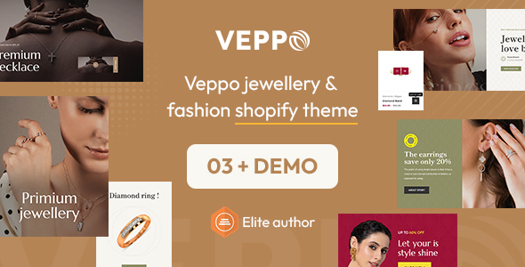 [Download] Veppo – The Jewellery & Fashion eCommerce Shopify Theme 
