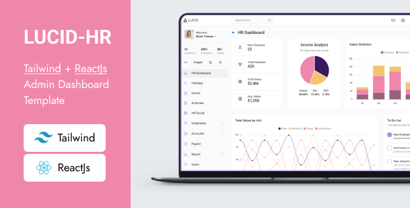 Nulled LUCID – HRMS Tailwind + ReactJS Admin Templates and ui kit free download