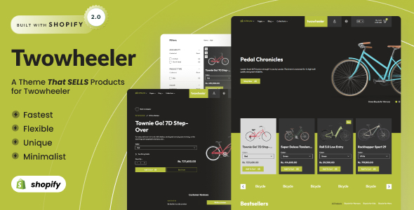 Nulled Two Wheeler – Bikes & Cycling Shopify Theme OS 2.0 free download