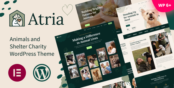 [Download] Atria – Animals & Shelter Charity WordPress Theme 