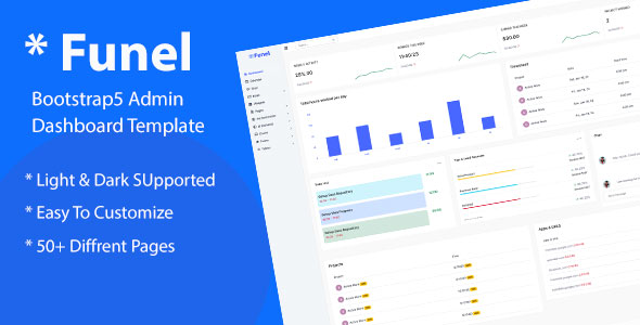 [Download] Funel – Bootstrap5 Admin Template 