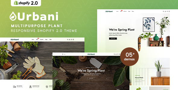 [Download] Urbani – MultiPurpose Plant Store Shopify 2.0 Theme 