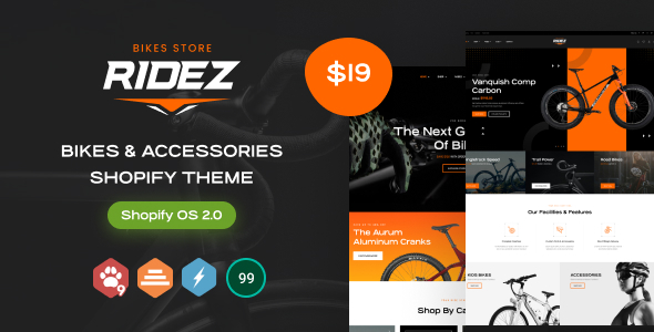 [Download] Ridez – Bike & Accessories Shopify Theme OS 2.0 