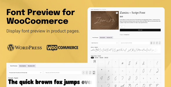 [Download] TW Font Preview for WooCommerce 