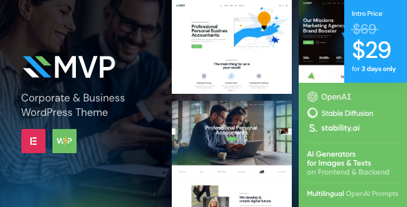 Nulled MVP – Finance WordPress Theme free download