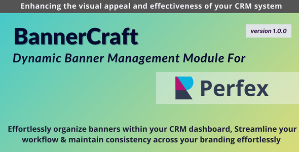 [Download] BannerCraft – Dynamic Banner Management Module for Perfex CRM 