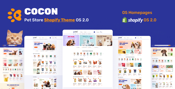 [Download] Cocon – Pet Store Shopify Theme OS 2.0 