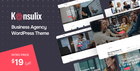 Nulled Konsulix – Business Agency WordPress Theme free download