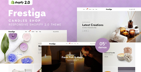 [Download] Frestiga – Candles Shop Responsive Shopify 2.0 Theme 