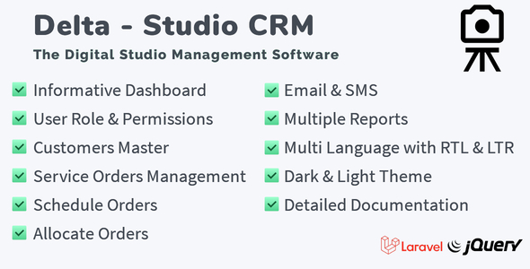Nulled Delta – The Digital Studio CRM Software free download