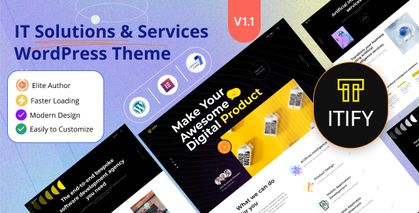 [Download] Itify – IT Solutions & Services WordPress Theme 