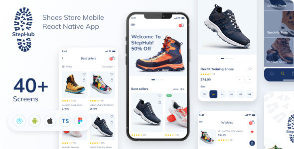 Nulled StepHub – Shoes Store Mobile | Frontend | React Native 0.73.6 free download