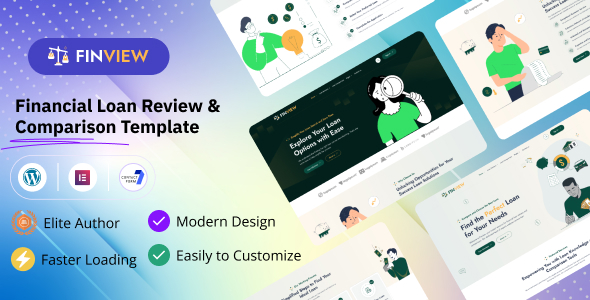[Download] Finview – Financial Loan Review and Comparison Affiliate WordPress Theme. 