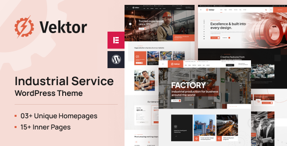 [Download] Vektor – Industrial Service WordPress Theme 