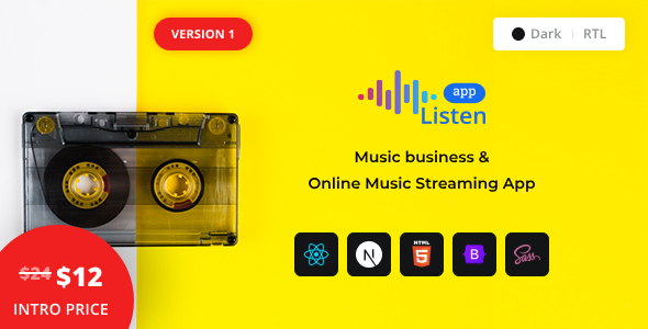 Nulled Listen – Nextjs Music Streaming App free download